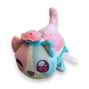 Aphmau Meemeows Mystery Plush Macaron Cat Pink Blue Dessert 6"
